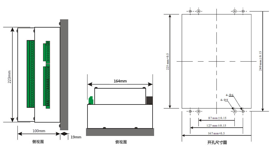 安裝尺寸圖